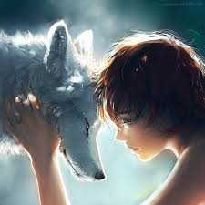 The most common anime white wolf material is metal. White Wolf Discovered By Freely Fly On We Heart It