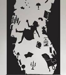 It is suitable for interior and exterior use on walls, windows and other smooth surfaces. Alice In Wonderland Wall Stickers