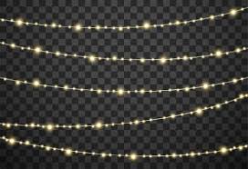 Christmas Lights On Transparent Background Christmas Lights Transparent Background