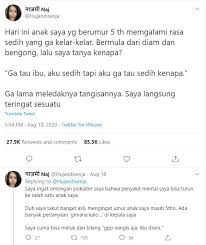 Sehat mental indonesia didirikan oleh seorang pengamat kesehatan mental, aktivis sosial, dan pekerja kreatif ade binarko. Curhat Influencer Naajmi W Khawatir Putrinya Alami Depresi Di Usia 5 Tahun