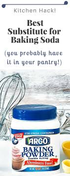 My favorite baking powder substitute. What Can I Substitute For Baking Soda Our Savory Life