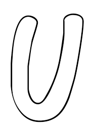 It's fun to learn the alphabet! Letter U Coloring Page 1001coloring Com