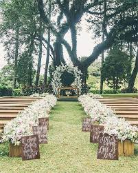 25 Rustic Outdoor Wedding Ceremony Decorations Ideas Weddinginclude Wedding Aisle Outdoor Outdoor Wedding Wedding Aisle