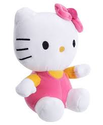 A stuffed belly is a happy belly. Dimpy Stuff Hello Kitty Soft Toy Pink And White 18 Cm Online India Buy Soft Toys For 12 Months 4 Years At Firstcry Com 289858