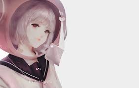 This collection presents the theme of red anime. 5075050 Red Eyes White Hair Original Anime Girl Wallpaper Cool Wallpapers For Me