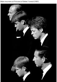 Prince philip overcame a difficult and nomadic childhood to become the abiding consort to queen elizabeth ii, the longest reigning monarch in british history. Top To Bottom Prince Philip Duke Of Edinburgh Prince William Duke Of Cambridge Charles Spencer The 9t Princess Diana Funeral Princess Diana Death Diana Funeral