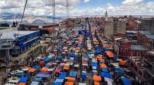 A una altura de 4070 m.s.n.m se encuentra la feria 16 de julio la más grande de bolivia, que tiene sus orígenes desde 1960 con la migración campesina y minera que se registró hace más de dos décadas, en esa época solo existían 50 vendedores los cuales también practicaban el trueque y comercializaban productos agrícolas. La Gran Feria 16 De Julio Reviews Facebook