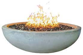 According to the post, it should cost around $50 to complete it. 48 Concrete Fire Pit Bowl Natural Crushed Black Lava Filling Natural Gas Industrial Fire Pits By Pottery Works Llc Wfpb Nc 12 Houzz