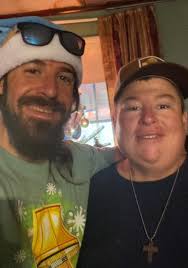 Skating with nephew and old friend