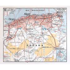 Le président tunisien moncef marzouki a exprimé son souhait de voir toutes les restrictions pour le passage frontalier des algériens vers la. Ancienne Carte Scolaire Vidal Lablache N 11 Bis Algerie Et Tunisie Politique Dimensions 120 X 100 Cm Support D Impression Poster Papier 150 G M Le Moins Cher