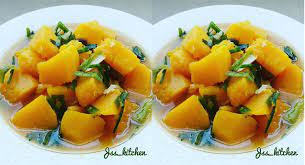 Apabila labu dimasak mesti pastinya membuat labu yang matang ini. Resepi Sayur Labu Kuning Tumis Resepi Mama Muda
