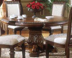 The chateau beauvais collection from aico by michael amini does just that; Ai 58001 44 Aico Villagio Round Dining Table 1228 00 Aico Furniture Round Dining Table Dining Table