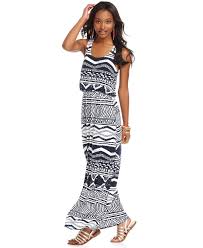 Planet Gold Juniors Dress Sleeveless Tribal Print Maxi Juniors Juniors Maxi Dresses Macy S Maxi Dress Junior Maxi Dresses Trending Fashion Outfits