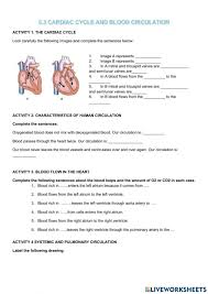 Image result for Cardiovascular Worksheets
