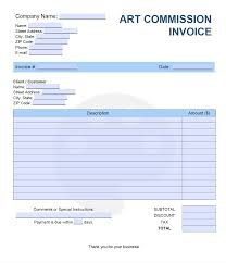 An event proposal template is a commercial document which is submitted by a person who wants to offer some event planning services to an individual or other business. Free Art Commission Invoice Template Pdf Word Excel