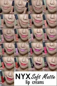 They are ~nyx soft matte lip creams~ and they are amazing. Nyx Soft Matte Lip Cream Swatches Musely