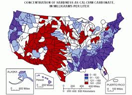 hard water regions of the united states