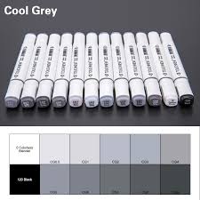 us 11 97 22 off touchnew 12 30color cool gray marker warm gray marker set dual tips alcohol based art marker for drawing manga mark art supplier in