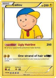 A solution for the ugly neck hair when you wear your hair in a ponytail. Pokemon Caillou 232