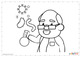Los cdc han actualizado algunas de las formas de operar los sistemas de atención médica de manera efectiva en respuesta a la. Dibujos De Coronavirus Covid 19 Para Colorear