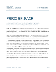 A perfect press release word templates should highlight the main news point and attract the press to cover the event. 46 Press Release Format Templates Examples Samples á… Templatelab