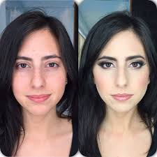 Résultat de recherche d'images pour "makeup before and after"