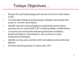 The nursing goal for client's with crf is to prevent further complications and supportive care. Nursing Care And Interventions In Managing Chronic Renal Failure Ppt Video Online Download