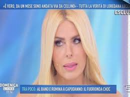 I particolari dichiarati sono scioccanti. Loredana Lecciso A Domenica Live La Verita Su Albano E Romina