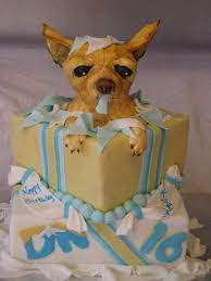 Chihuahua Birthday Cake Dog Cakes Cute Cakes Dog Cake