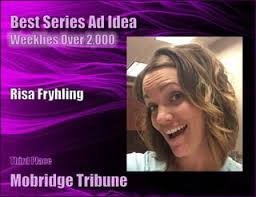 Advertising Awards given during the SDNA Convention in Aberdeen, SD, April  28, 2017.