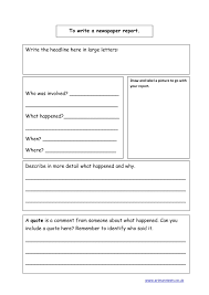 newspaper report writing format for students book templates template middle school how to write methodology