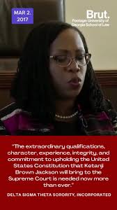 Today HERtory was made! The Honorable Mrs. Ketanji Onyika Brown Jackson was  confirmed as THE FIRST African American Supreme Court Justice. , Justice  Brown Jackson was born in Washington D.C.