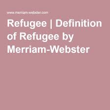 Definition Of Refugee Diatribe Definitions Word Of The Day