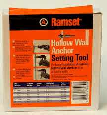 How to use hollow wall anchors подробнее. Other Hand Tools Ramset Hollow Wall Anchor Setting Tool Gun Candiidonline Com