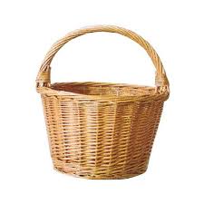 Réalisation d'un panier rond à fond plat La Vannerie D Aujourd Hui Panier De Jardin En Osier Buff