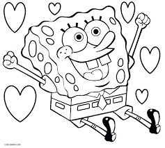 Print also his many friends patrick the very first spongebob coloring pages appeared on a market in 1999. Baby Printable Spongebob Coloring Pages Novocom Top