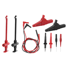 Multimeter Test Leads Kit Crocodile Clip Banana Plug Probe ...