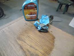 Mix a tablespoon each of white vinegar and liquid dish soap with two cups of water. Coffee Table Top Makeover Minwax Blog