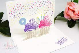 I used stampin' up!®'s hydrangea haven bundle! Pop Up Karte Stampin Up Susse Grusse Fur Dich Mit Liebe Und Papier