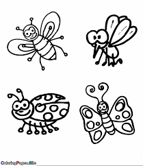 Nature is full of flying things, buzzing things and insects and bugs butterfly insect coloring pages. Flying Insects Coloring Page