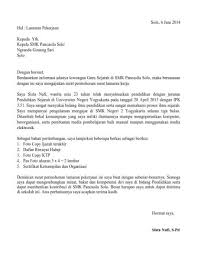 Contoh Surat Lamaran Kerja Guru Guru Pendidikan Surat