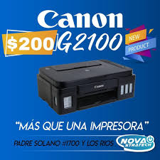 Canon pixma g2100 setup wireless, manual instructions and scanner driver download for windows, linux mac, the new pixma g2100 is a multifunctional printer inkjet that has an incorporated very simple to charge ink tanks system.with this new printer, canon looks for to meet the expectations of. Novastratech Impresora Canon G2100 Tinta Continua Facebook