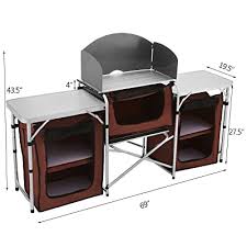 We did not find results for: Buy Happybuy Portable Camping Kitchen Table With 3 Storage Organizer Aluminum Windscreen Folding Cooking Table Easy To Clean Outdoor Camp Kitchen For Bbq Party And Picnic Online In Netherlands B01my5iexw
