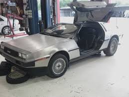 Yes It Is A Classic Also Hard To Believe But Still A Neat Ride Automotive Repair Shop Automotive Repair Delorean
