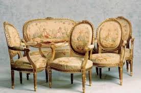 Antique French Aubusson Salon Set Five Piece Set Including A Settee And Four Armchairs In The Louis Xvi Styl French Antiques French Style Furniture Antiques