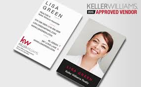A business card typically includes the giver's name, company or business affiliation (usually with a logo). Keller Williams Business Cards Real Estate Business Cards Google Business Card