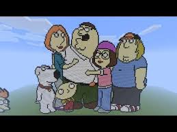 Opening title production company cast and crew genre notes ref. Minecraft The Griffin Family Pixel Art Build Youtube
