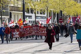 EN IMAGES. Cortège réduit et ambiance festive pour le défilé du 1er-Mai, au  Havre