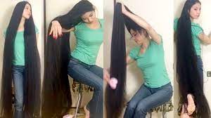 Black hair is beautiful, and these celebrities have gotten raven right, choosing the perfect shade of black hair color for their skintone. Realrapunzels Super Long Black Hair Preview Youtube