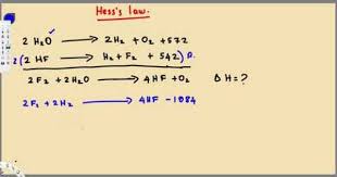Hess Law Chemistry Problems Enthalpy Change Constant Heat Of Summati Chemistry Problem Hess